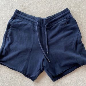 Hollister men’s small navy blue sweat shorts .
